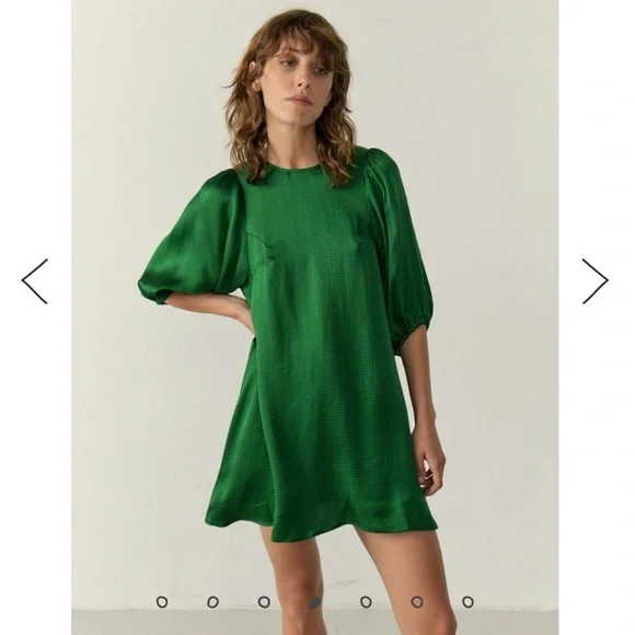 green emerald velvet dress Beautiful Work Kelly Green Babydoll Dress  Shop the Mint
